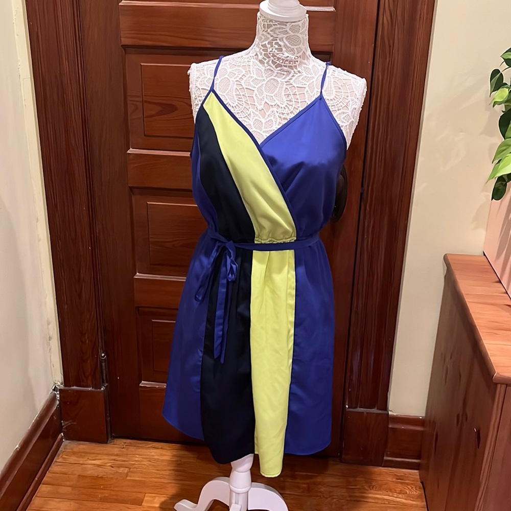 Mossimo Color Block Dress (Size L)